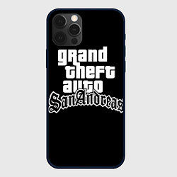 Чехол для iPhone 12 Pro GTA San Andreas, цвет: 3D-черный