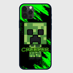Чехол iPhone 12 Pro MINECRAFT CREEPER