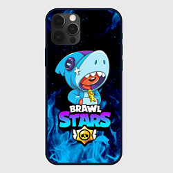 Чехол iPhone 12 Pro BRAWL STARS LEON SHARK