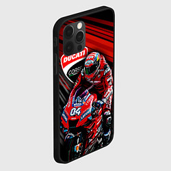 Чехол для iPhone 12 Pro Andrea Dovizioso, цвет: 3D-черный — фото 2