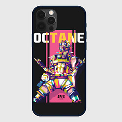 Чехол для iPhone 12 Pro Apex Legends Octane, цвет: 3D-черный