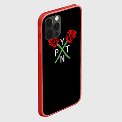 Чехол для iPhone 12 Pro ТИКТОКЕР - PAYTON MOORMEIE, цвет: 3D-красный — фото 2