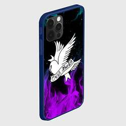 Чехол для iPhone 12 Pro LIL PEEP CRY BABY, цвет: 3D-тёмно-синий — фото 2