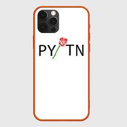 Чехол для iPhone 12 Pro ТИКТОКЕР - PAYTON MOORMEIE, цвет: 3D-красный