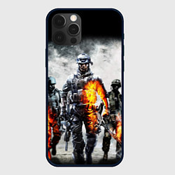 Чехол для iPhone 12 Pro Battlefield, цвет: 3D-черный