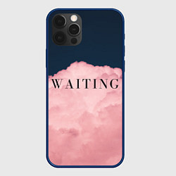 Чехол для iPhone 12 Pro WAITING, цвет: 3D-тёмно-синий