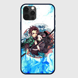 Чехол для iPhone 12 Pro KIMETSU NO YAIBA, цвет: 3D-черный