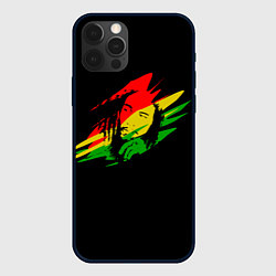 Чехол для iPhone 12 Pro Боб Марли, цвет: 3D-черный