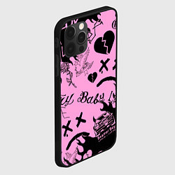 Чехол для iPhone 12 Pro LIL PEEP, цвет: 3D-черный — фото 2