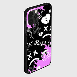 Чехол для iPhone 12 Pro LIL PEEP, цвет: 3D-черный — фото 2