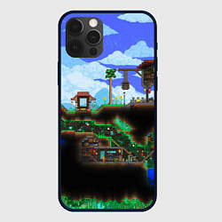 Чехол для iPhone 12 Pro TERRARIA, цвет: 3D-черный