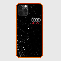 Чехол для iPhone 12 Pro AUDI, цвет: 3D-красный