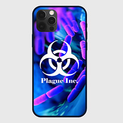 Чехол для iPhone 12 Pro PLAGUE INC, цвет: 3D-черный