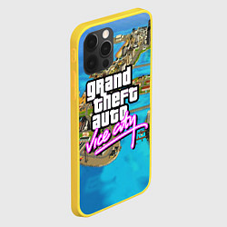 Чехол для iPhone 12 Pro GRAND THEFT AUTO:VICE CITY, цвет: 3D-желтый — фото 2