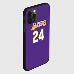 Чехол для iPhone 12 Pro Los Angeles Lakers Kobe Brya, цвет: 3D-черный — фото 2