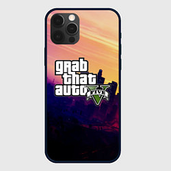 Чехол для iPhone 12 Pro GTA 5, цвет: 3D-черный