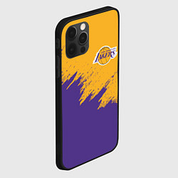 Чехол для iPhone 12 Pro LA LAKERS, цвет: 3D-черный — фото 2