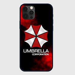 Чехол для iPhone 12 Pro UMBRELLA CORP, цвет: 3D-черный