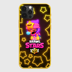 Чехол для iPhone 12 Pro Brawl Stars Sandy, цвет: 3D-желтый