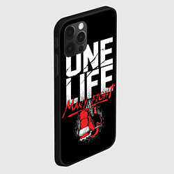 Чехол для iPhone 12 Pro One Life Many Fight, цвет: 3D-черный — фото 2