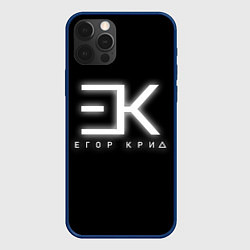 Чехол для iPhone 12 Pro Егор Крид, цвет: 3D-тёмно-синий