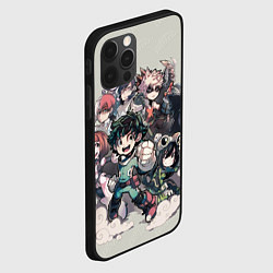 Чехол для iPhone 12 Pro MY HERO ACADEMIA веселая команда, цвет: 3D-черный — фото 2