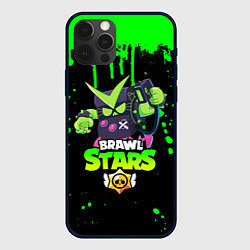 Чехол для iPhone 12 Pro BRAWL STARS VIRUS 8-BIT, цвет: 3D-черный