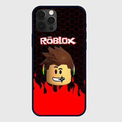 Чехол для iPhone 12 Pro ROBLOX, цвет: 3D-черный