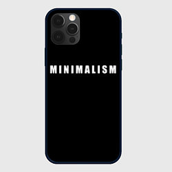 Чехол для iPhone 12 Pro Minimalism, цвет: 3D-черный