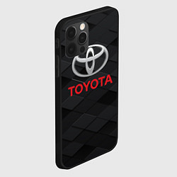 Чехол для iPhone 12 Pro TOYOTA, цвет: 3D-черный — фото 2