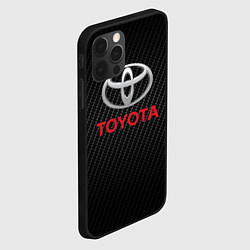 Чехол для iPhone 12 Pro TOYOTA, цвет: 3D-черный — фото 2