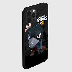 Чехол для iPhone 12 Pro Brawl Stars Crow Ворон, цвет: 3D-черный — фото 2