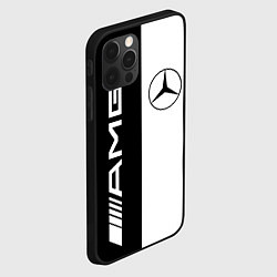 Чехол для iPhone 12 Pro MERCEDES AMG, цвет: 3D-черный — фото 2