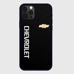 Чехол для iPhone 12 Pro Chevrolet, цвет: 3D-черный