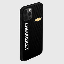 Чехол для iPhone 12 Pro Chevrolet, цвет: 3D-черный — фото 2