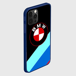 Чехол для iPhone 12 Pro BMW, цвет: 3D-тёмно-синий — фото 2