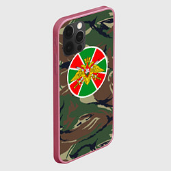 Чехол для iPhone 12 Pro Пограничные Войска, цвет: 3D-малиновый — фото 2