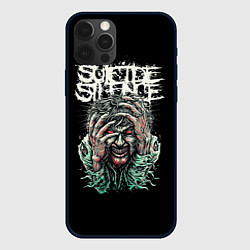 Чехол для iPhone 12 Pro Suicide silence, цвет: 3D-черный