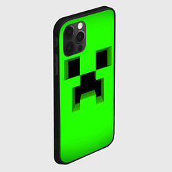 Чехол для iPhone 12 Pro MINECRAFT, цвет: 3D-черный — фото 2