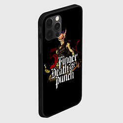 Чехол для iPhone 12 Pro Five Finger Death Punch, цвет: 3D-черный — фото 2