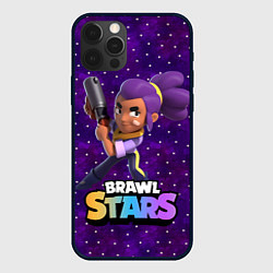 Чехол для iPhone 12 Pro Brawl stars Шелли, цвет: 3D-черный