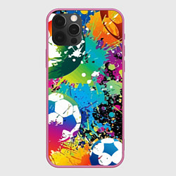 Чехол iPhone 12 Pro Football Paints