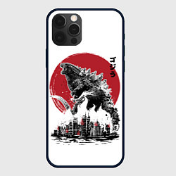 Чехол для iPhone 12 Pro GODZILLA, цвет: 3D-черный