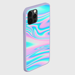 Чехол для iPhone 12 Pro WAVES, цвет: 3D-светло-сиреневый — фото 2