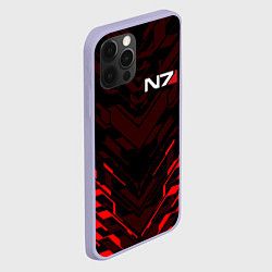 Чехол для iPhone 12 Pro MASS EFFECT N7, цвет: 3D-светло-сиреневый — фото 2