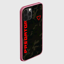 Чехол для iPhone 12 Pro Predator Military, цвет: 3D-малиновый — фото 2