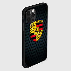 Чехол для iPhone 12 Pro PORSCHE, цвет: 3D-черный — фото 2