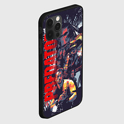 Чехол для iPhone 12 Pro Predator - jungle texture, цвет: 3D-черный — фото 2