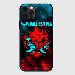 Чехол для iPhone 12 Pro CYBERPUNK 2077 SAMURAI, цвет: 3D-черный