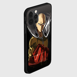 Чехол для iPhone 12 Pro One Punch Man, цвет: 3D-черный — фото 2